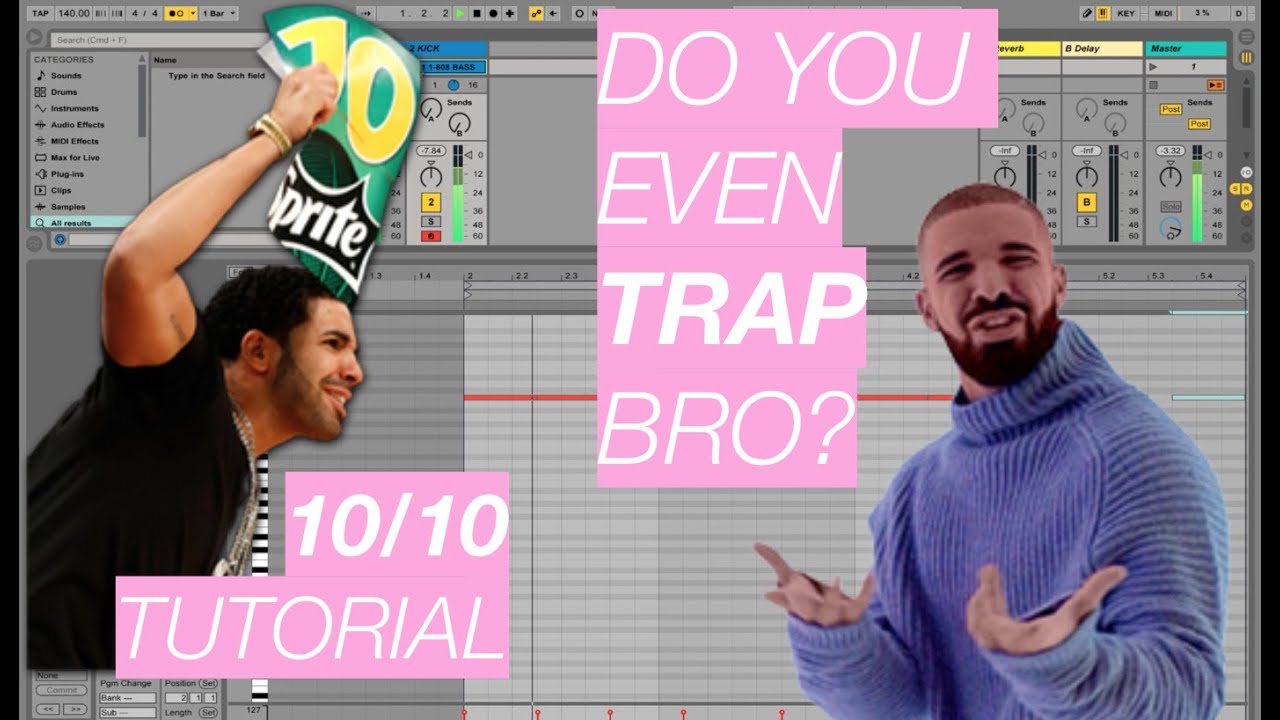 How To Make a Trap Beat In Ableton Live 9 - YouTube