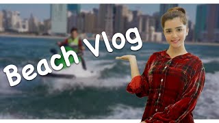 First Vlog | Really Excited | Beach Vlog Dubai | faryal_fairyyy vlogs #vlog