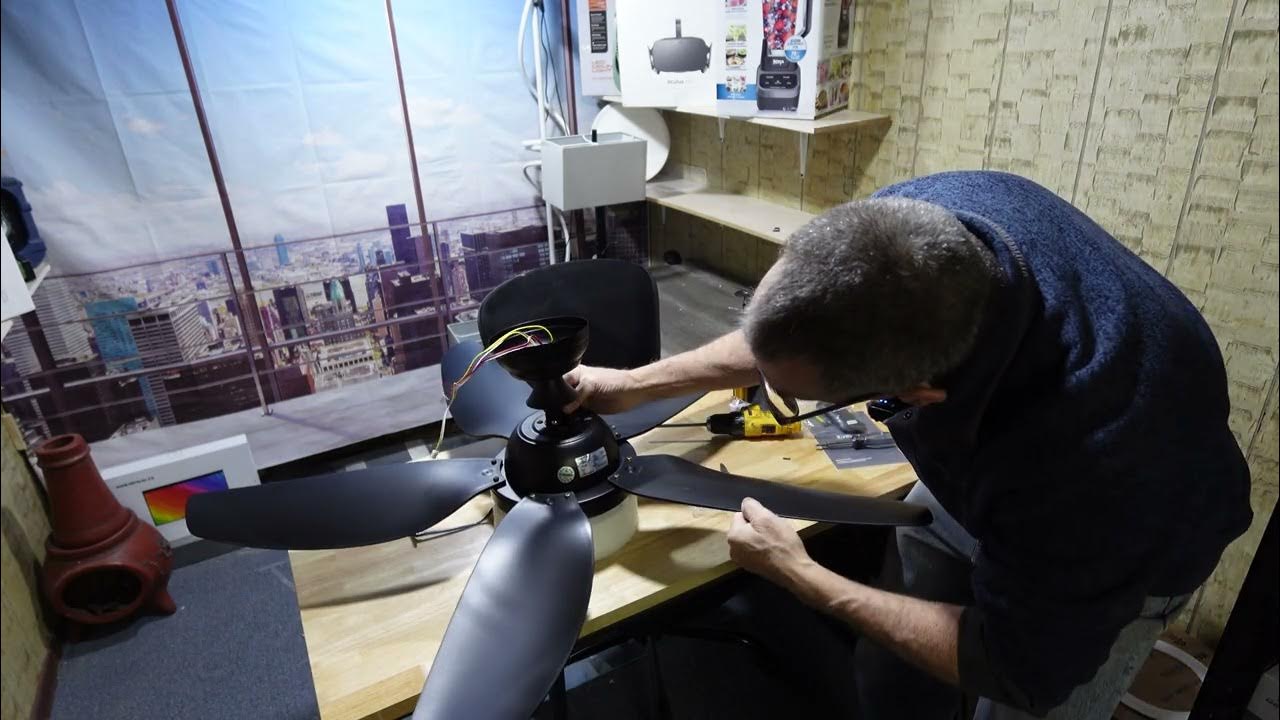 Kviflon 46 Inch Ceiling Fans with Lights and Remote/APP Control,Modern