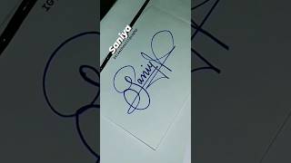 Saniya name signatures | hand writin signature |@princeworld7677 saniya viral shorts signature