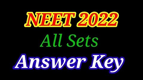 NEET 2022 Answer Key. NEET Answer Key 2022. How to check NEET Answer Key. NEET. Answer Key of NEET.