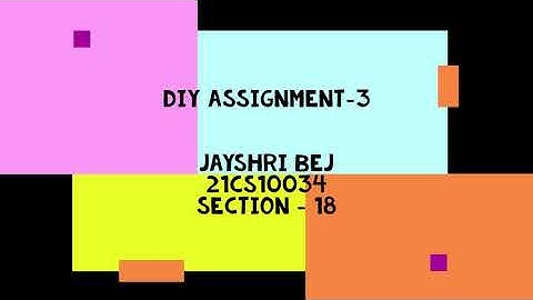 DIY ASSIGNMENT 3|| JAYSHRI BEJ|SECTION -18|21CS10034|| IIT KHARAGPUR(DISASSEMBLY AND REASSEMBLY)