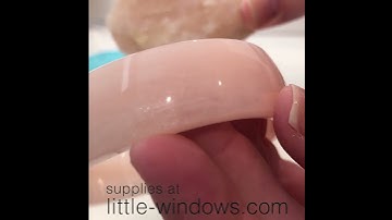 Resin How-To #Shorts :  Make Rose Quartz Jewelry with little-windows.com