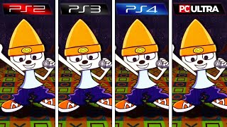 PaRappa the Rapper 2 (2001) PS2 vs PS3 vs PS4 vs PC (Graphics Comparison)