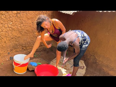 Shaving Myself in an African Village - KENYA 🇰🇪