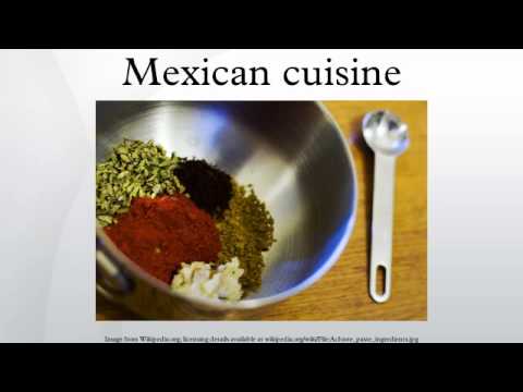 Mexican cuisine