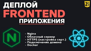 Деплой Frontend приложения. Настройка nginx. Подключаем домен, настраиваем HTTPS, gzip, docker