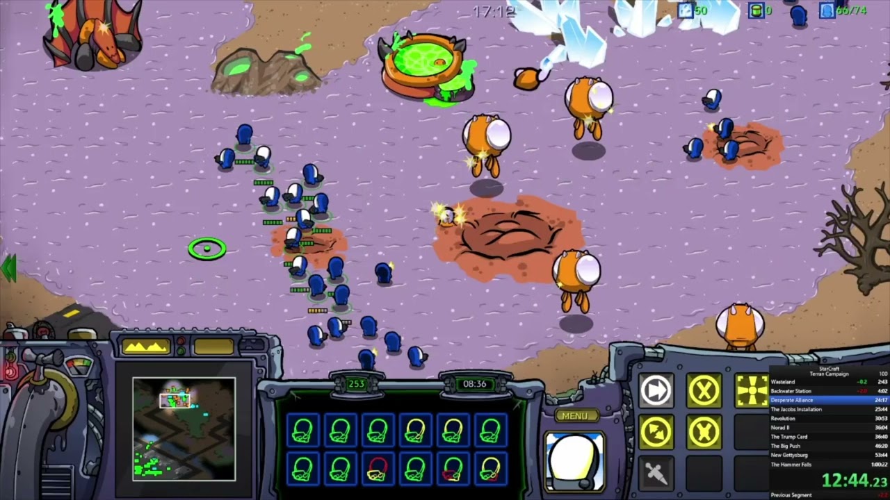 StarCraft Speed Run - Terran Campaign 59:47 - YouTube