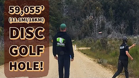 Worlds Longest Disc Golf Hole - Tasmania with Atti...