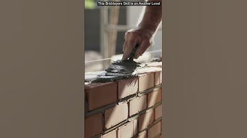 This Bricklayers Skill Is on Another Level