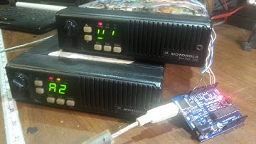 Arduino Controlled 800MHz Maxtrac Radio with UniTrunker