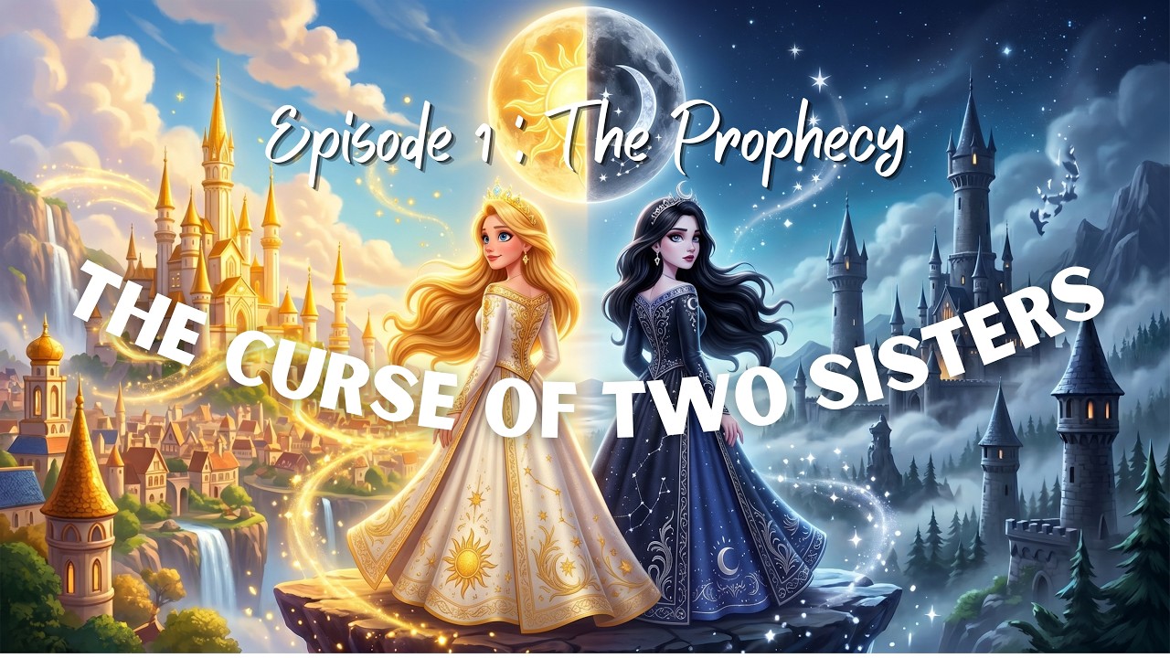 The Curse of Two Sisters | Episode 1: The Prophecy 🎀🤍🫧 Princess Fairy Tales