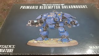 Primaris Redemptor Dreadnought; unboxing