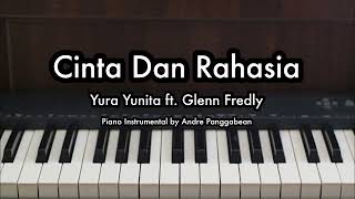 Cinta Dan Rahasia - Yura Yunita | Piano Karaoke by Andre Panggabean