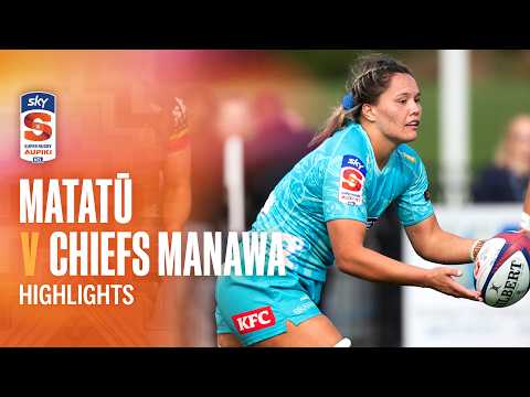 HIGHLIGHTS | Matatū v Chiefs Manawa, Round 1, 2026