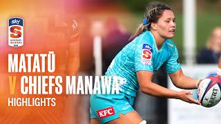 HIGHLIGHTS | Matatū v Chiefs Manawa, Round 1, 2026