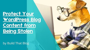 Protect Your WordPress Blog Content from Being Stolen and Copied