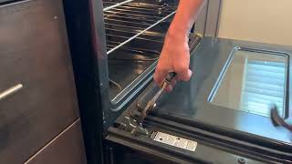 Detach and Replace a stove door