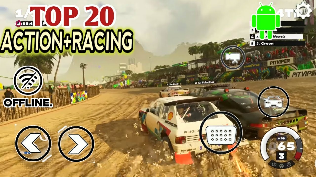 TOP 20 Best OFFLINE Action Racing Games For Android | Ghillie Suit DK # ...