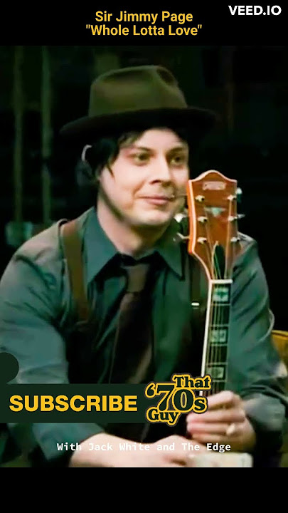 Jimmy Page Performs Live  Whole Lotta Love  - Raw and Uncut  - With Jack White & The Edge