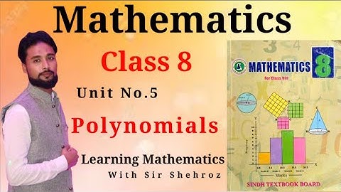 Mathematics 8th | Polynomials | | Exercise 5.2 | Sindh Textbook Board Jamshoro |