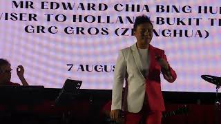 旅者乐队李佩芬 #Jacky #Chin #hosting #Zhanghua  #national #day #variety #show 程皓皓 演唱好聽的曲子 獅城燈光舞台音響 🎙️🎙️🎙️