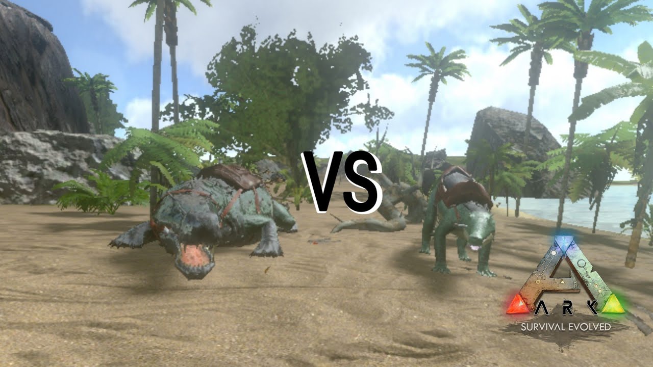 Qual o melhor?! Sarco ou Kaprosuchus ARK mobile - YouTube
