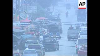 Thailand- Smog caused by forest fires in Indonesia