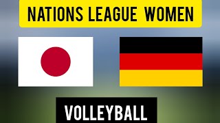 Nations League Women | Japan (w) vs Germany (w) | volleyball live | ノースウェスト州 ;日本女子 vs ドイツ女子 ライブ