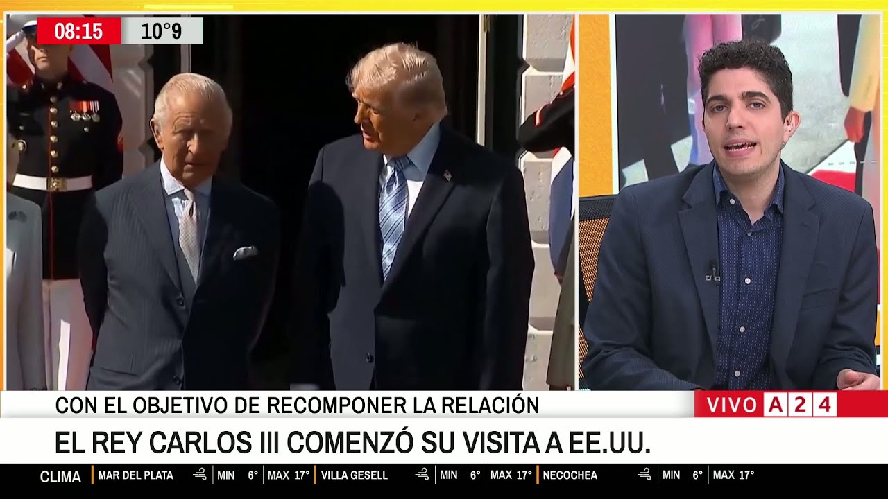 🤝 EL REY CARLOS III BUSCA RECOMPONER LAZOS CON EE.UU. EN UNA VISITA CLAVE