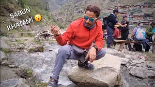 Challenges in Himalayan Trek| Battle with Cold water |Un-Edited Clip| Har Ki Dun Trek #bts