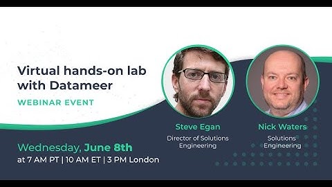 Virtual Hands-On Lab With Datameer
