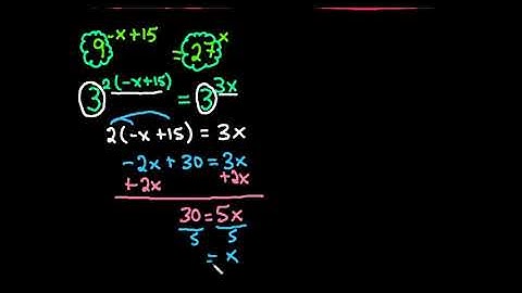Solve Exponential Equation Same Base Ex 2