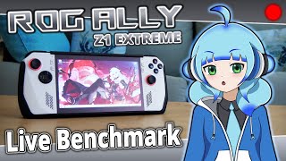 Playing and Benchmarking on ROGs Big GameBoy! (ALLY Z1X)