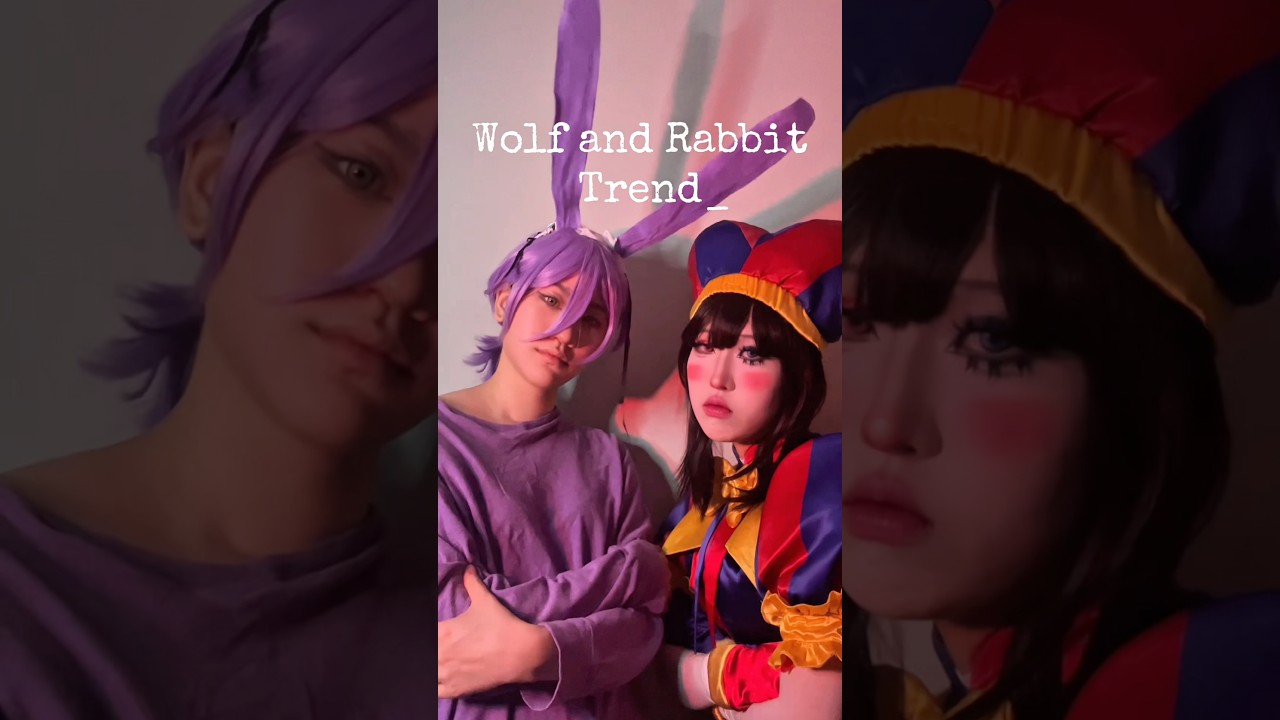 Wolf and Rabbit Trend #theamazingdigitalcircus #cosplay #tadc #pomni #jax #digitalcircus #funnybunny