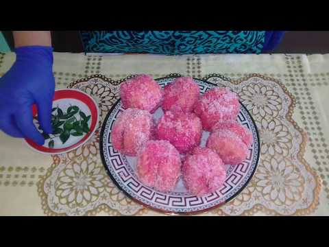 ნამცხვარი ატამი - персики печенье