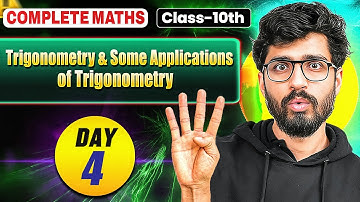 Class 10 Maths - Day 4 || Trigonometry & Some Applications of Trigonometry || Ritik Sir