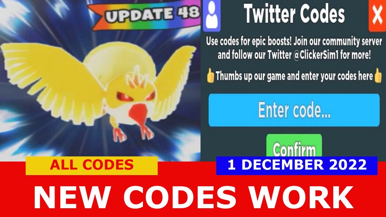 Roblox Clicker Simulator codes (December 2022): How to get free