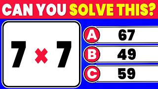 This Math Quiz Starts Easy… Then Gets IMPOSSIBLE 😳