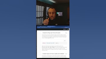 WP Shorts: wp-config.php, Disable the Plugin and Theme File Editor