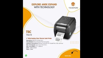 #barcode #label  #printer  #tsc  #TX610