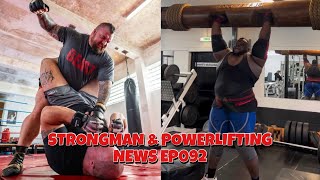 Eddie Hall | Iron Biby | Mitchell Hooper | Strongman & Powerlifting News ep092