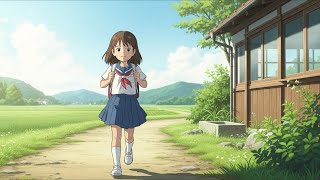The Quiet Magic of Everyday Life/ASMR Ghibli Style Video/A quiet morning before school screenshot 4