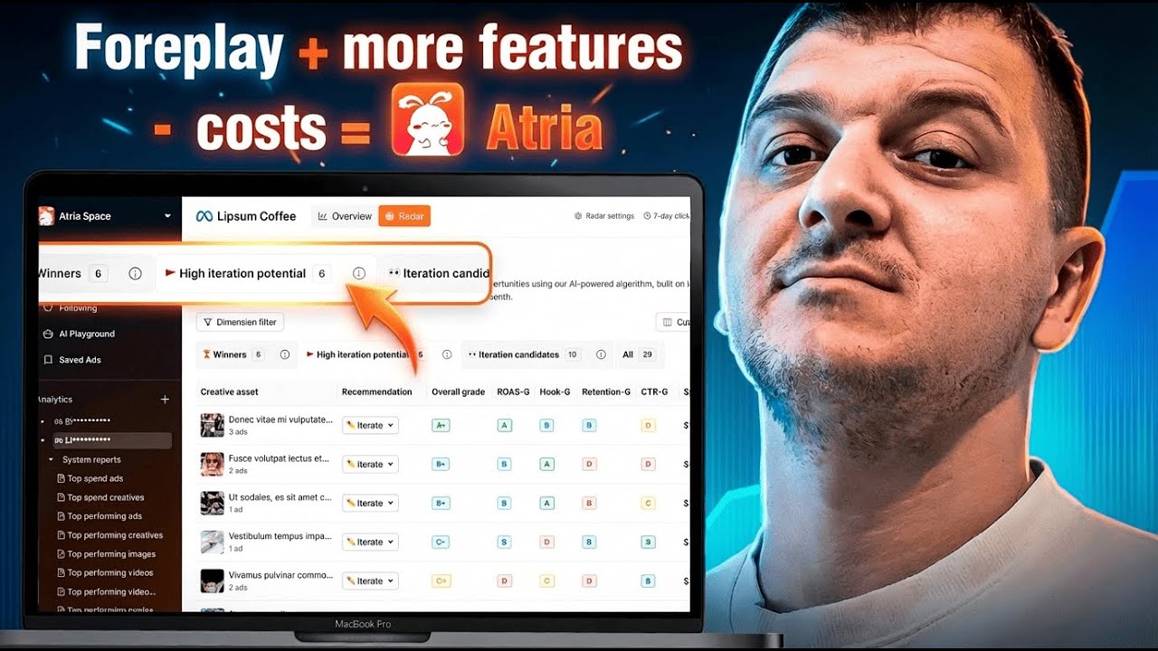 Why I Switched to Atria: Your New AI Creative Strategist (vs Foreplay)