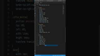 How to make coffee machine using css