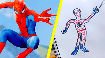 Drawing Superheroes From Memory Challenge!