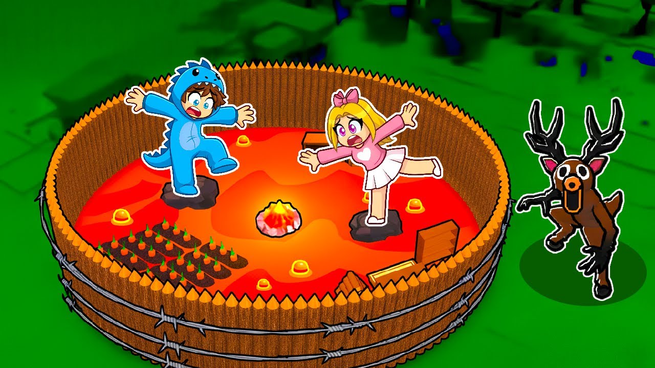 Napravili Smo NAJSIGURNIJU VATRENU Bazu u 99 Noci u Sumi!