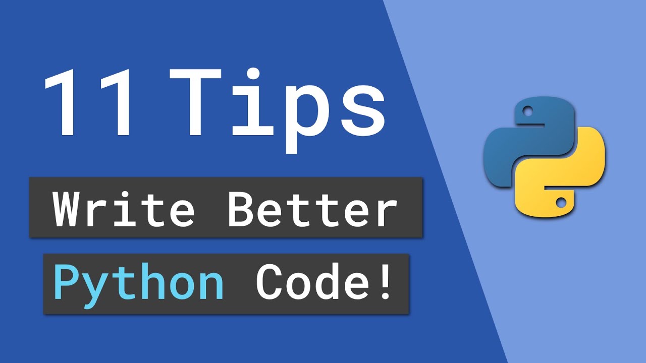 In this video, I show 11 Tips and Tricks to Write Better Python code! 