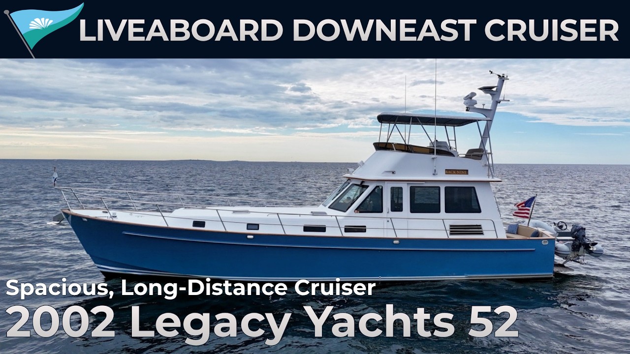 ⁣2002 Legacy Yachts 52 For Sale [$449,000] - Walkthrough Tour