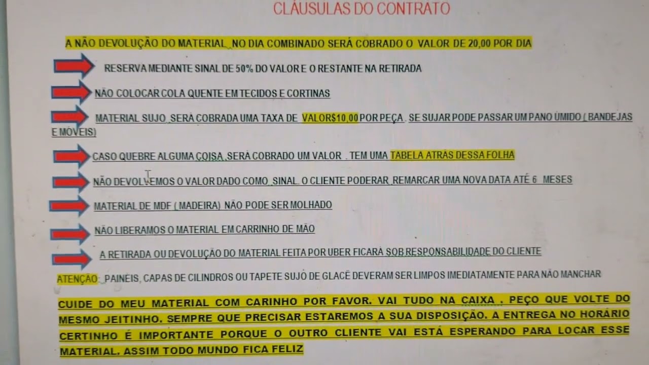 Mostrando meu contrato  - parte 1
